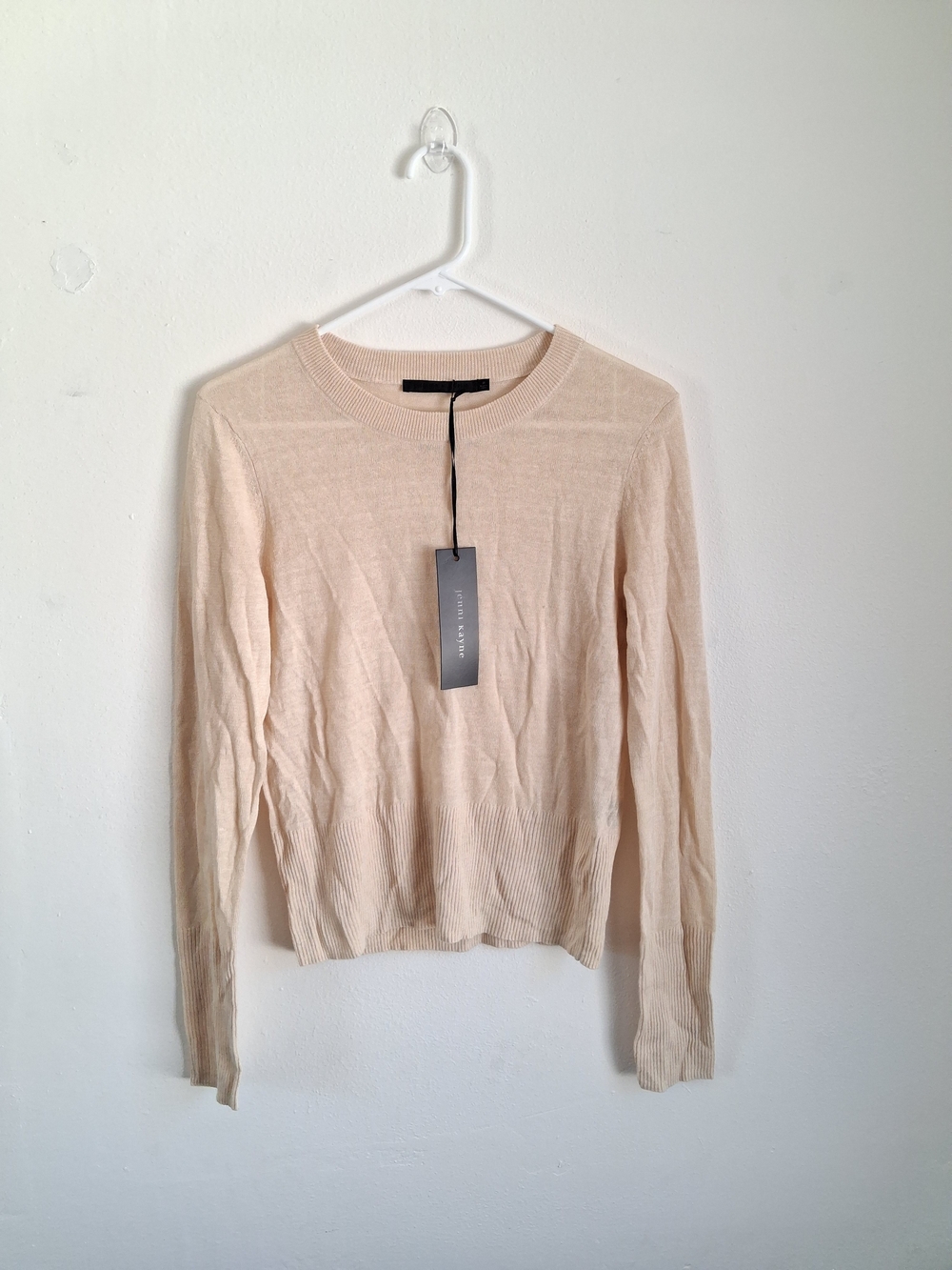 Jenni Kayne Finely Crewneck Cream Medium